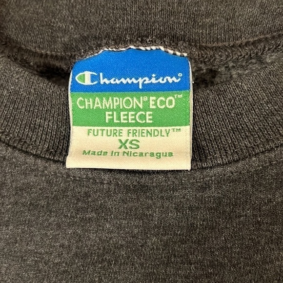 Champion Eco Fleeo Upike Bears Crewneck Sweatshirt Size X-Small - Picture 9 of 9